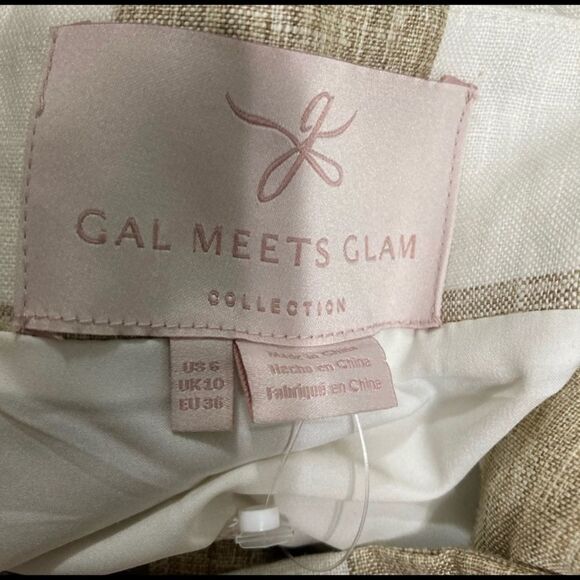 NEW GAL MEETS GLAM BAILEY GHINGHAM JUMPSUIT SIZE 6 - Picture 10 of 10